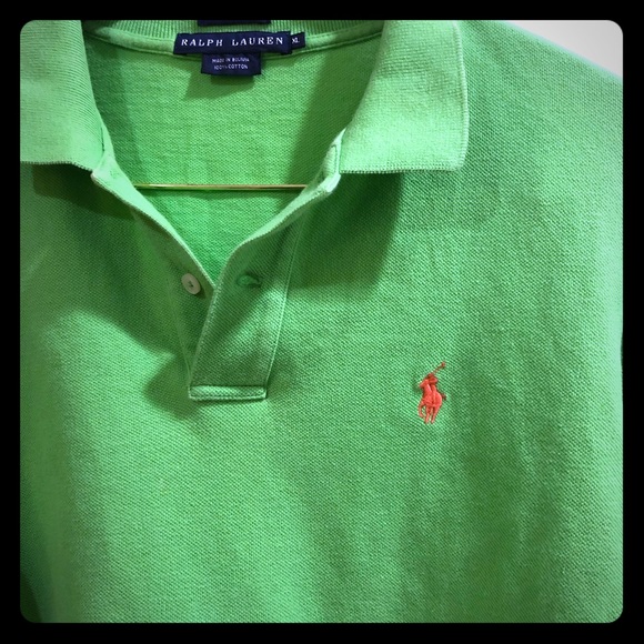 Ralph Lauren skinny polo XL preppy y2k - Picture 1 of 4